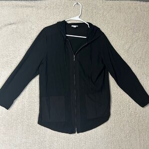 J Jill Black Jacket Size Large. Casual Comfortable Athleisure